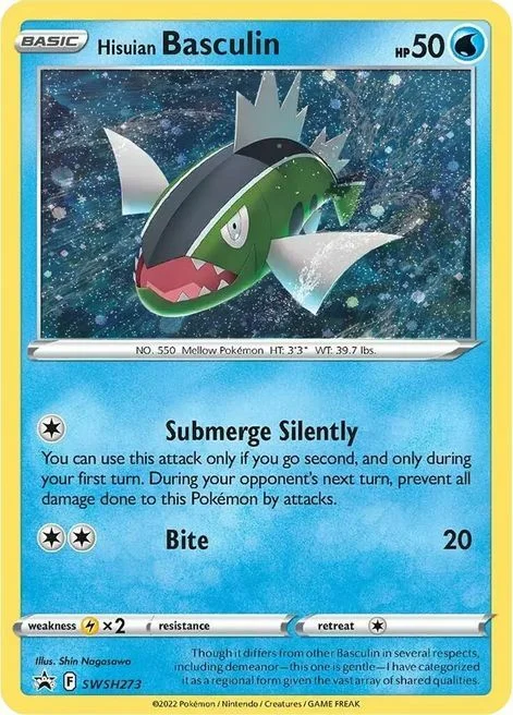 Hisuian Basculin — SWSH Black Star Promos