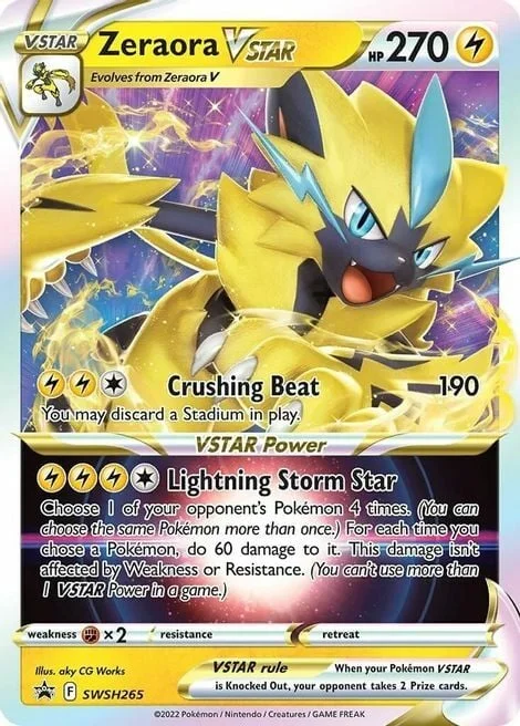 Zeraora VSTAR — SWSH Black Star Promos