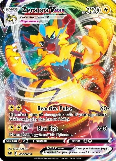 Zeraora VMAX — SWSH Black Star Promos