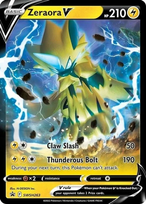 Zeraora V — SWSH Black Star Promos