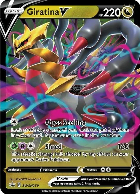Giratina V — SWSH Black Star Promos