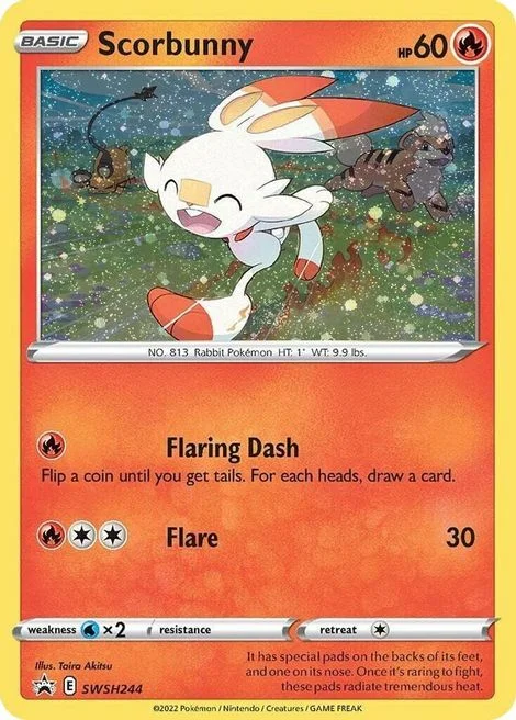 Scorbunny — SWSH Black Star Promos