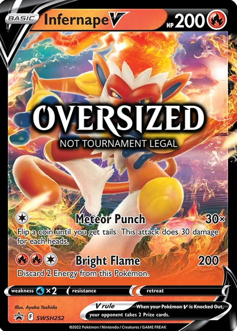 Infernape V — SWSH Black Star Promos