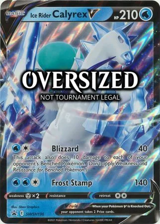 Ice Rider Calyrex V — SWSH Black Star Promos