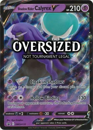 Shadow Rider Calyrex V — SWSH Black Star Promos