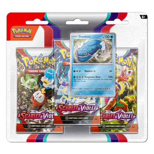 Scarlet & Violet: Dondozo 3-Pack Blister — Scarlet & Violet