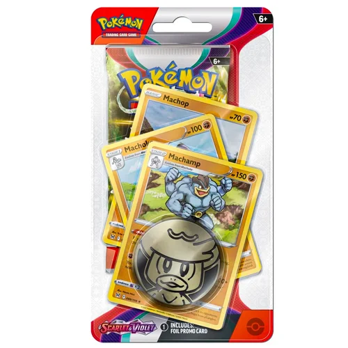 Scarlet & Violet: Machamp Premium Checklane Blister — Scarlet & Violet