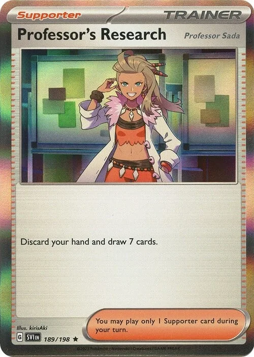 Professor's Research - Professor Sada — Scarlet & Violet