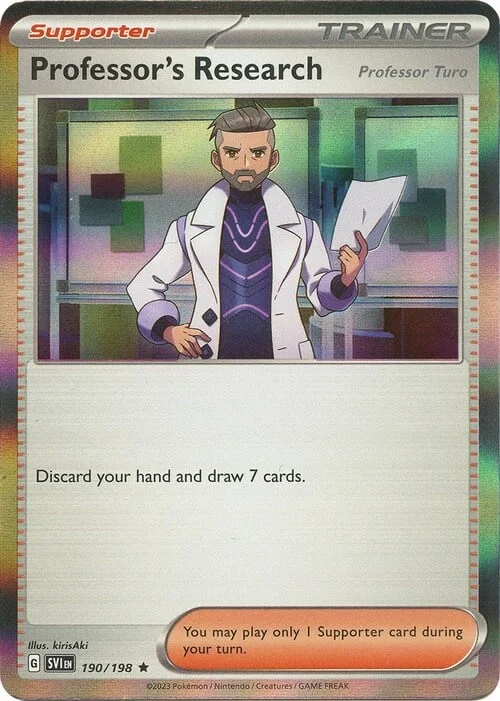 Professor's Research - Professor Turo — Scarlet & Violet