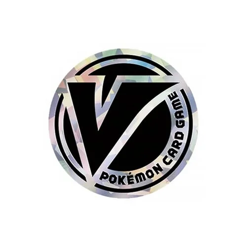 Silver Cracked Ice Pokémon V Coin — Start Deck 100 CoroCoro Comic Version