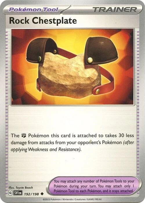 Rock Chestplate — Scarlet & Violet