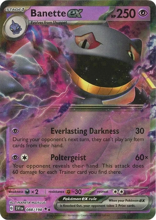 Banette ex — Scarlet & Violet