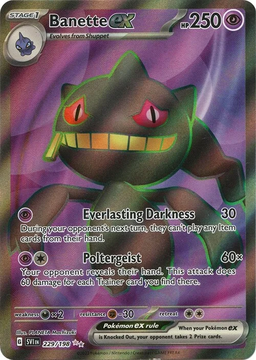Banette ex — Scarlet & Violet
