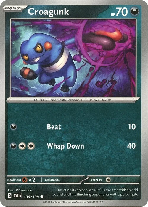 Croagunk — Scarlet & Violet