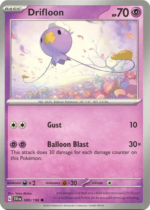 Drifloon — Scarlet & Violet