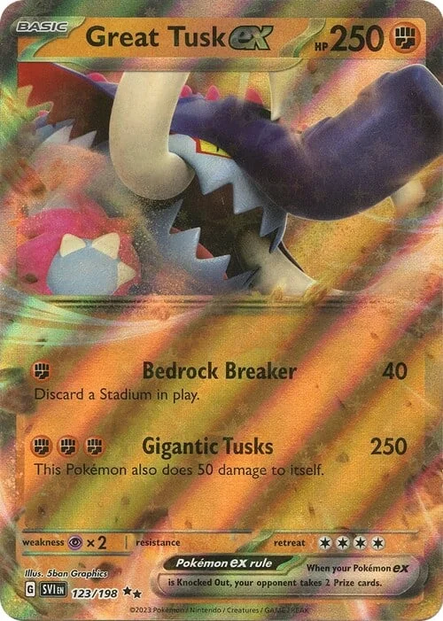Great Tusk ex — Scarlet & Violet