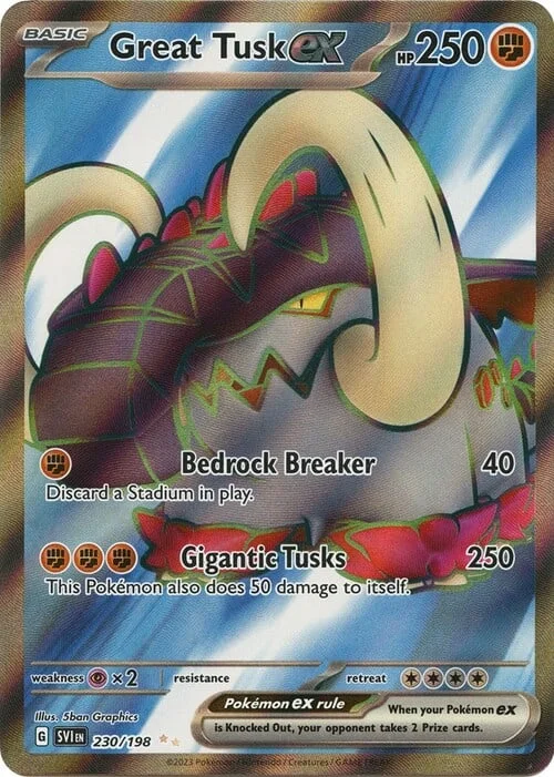 Great Tusk ex — Scarlet & Violet