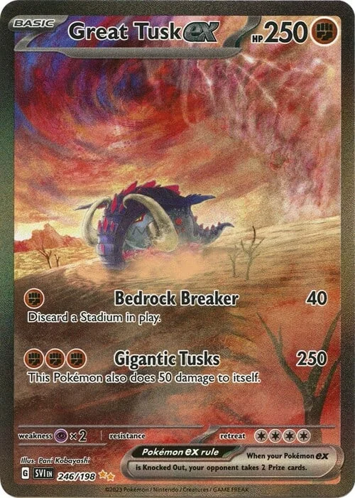Great Tusk ex — Scarlet & Violet