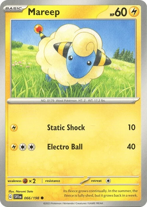 Mareep — Scarlet & Violet