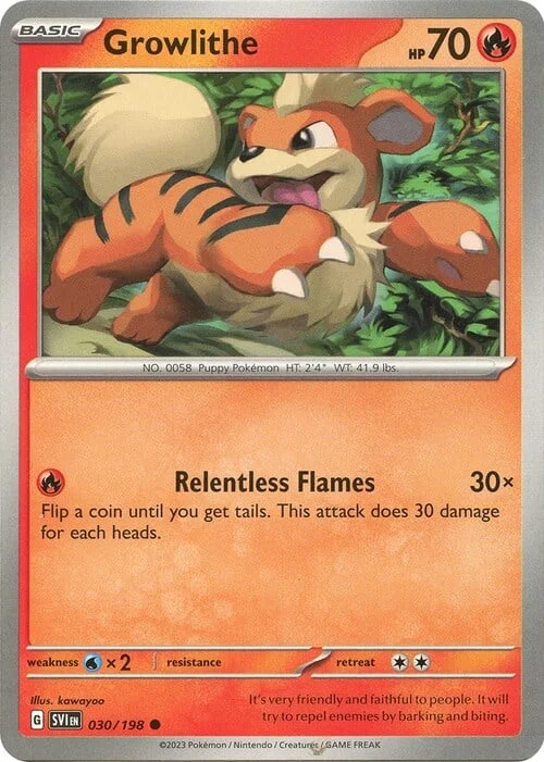 Growlithe — Scarlet & Violet