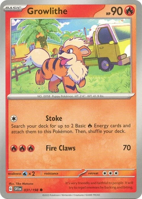 Growlithe — Scarlet & Violet