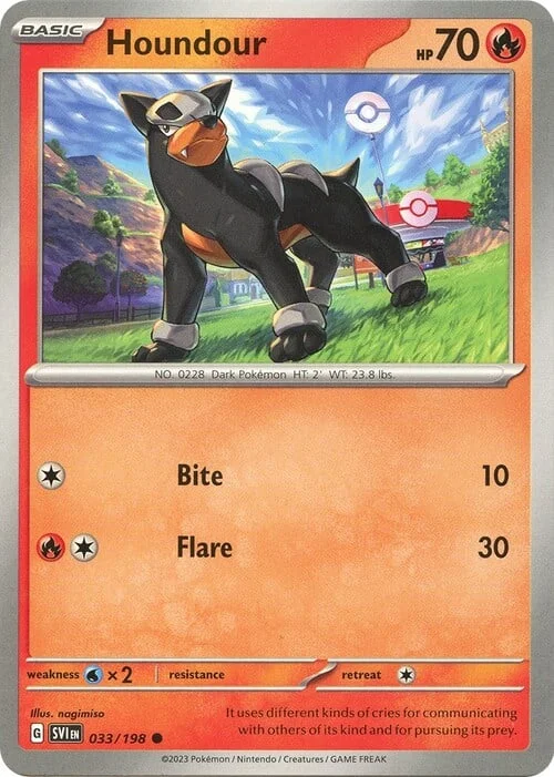 Houndour — Scarlet & Violet
