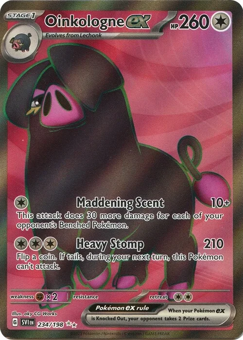 Oinkologne ex — Scarlet & Violet