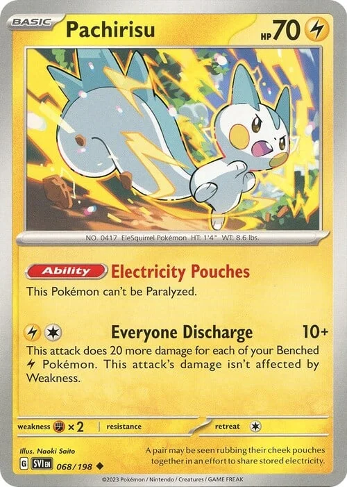 Pachirisu — Scarlet & Violet