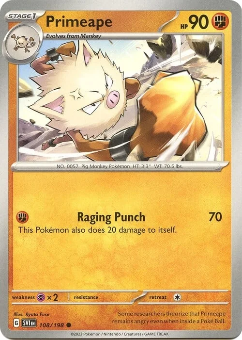 Primeape — Scarlet & Violet