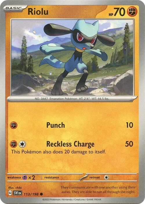 Riolu — Scarlet & Violet