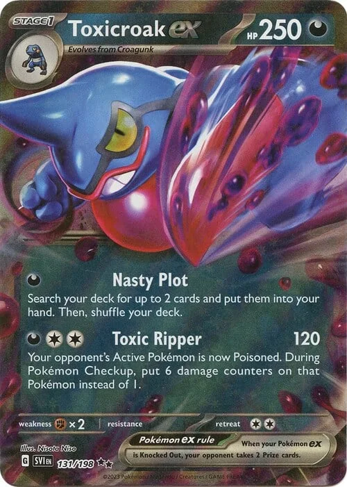 Toxicroak ex — Scarlet & Violet