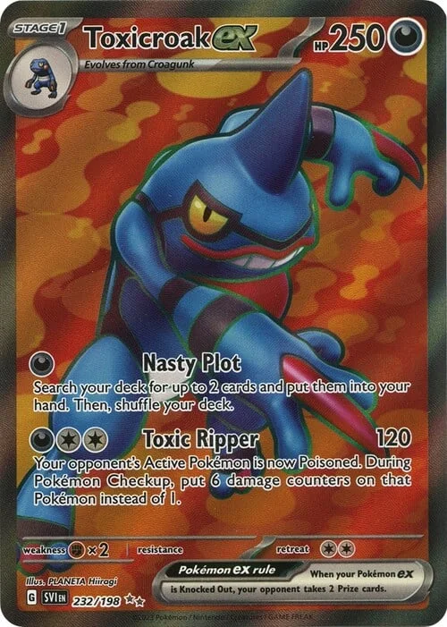Toxicroak ex — Scarlet & Violet