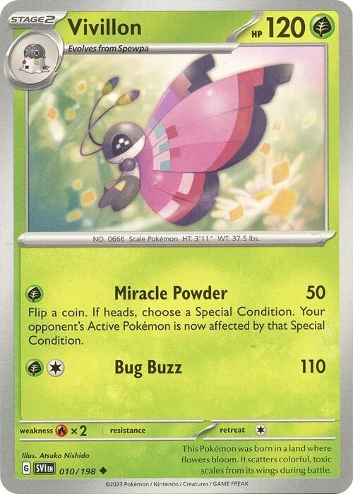 Vivillon — Scarlet & Violet