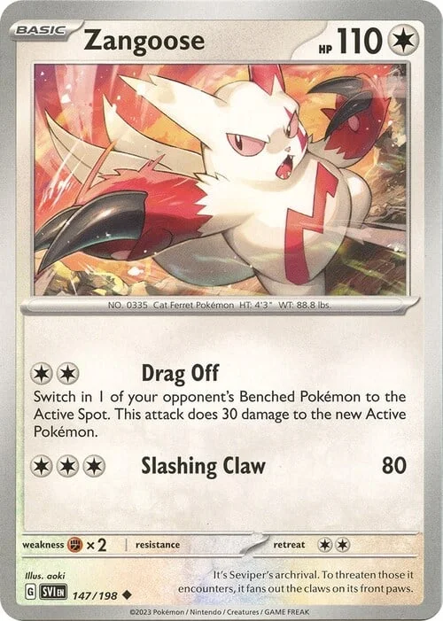 Zangoose — Scarlet & Violet