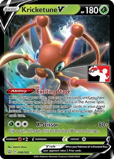 Kricketune V — Play! Pokémon Prize Pack Series