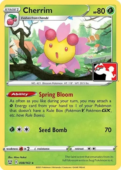 Cherrim — Play! Pokémon Prize Pack Series