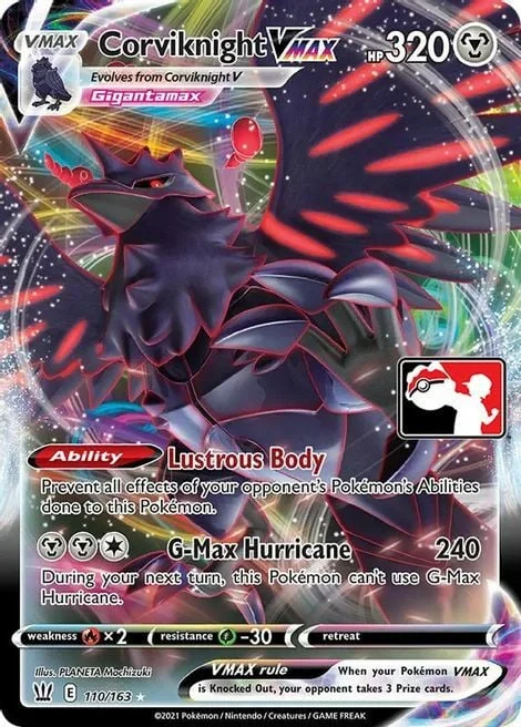 Corviknight VMAX — Play! Pokémon Prize Pack Series