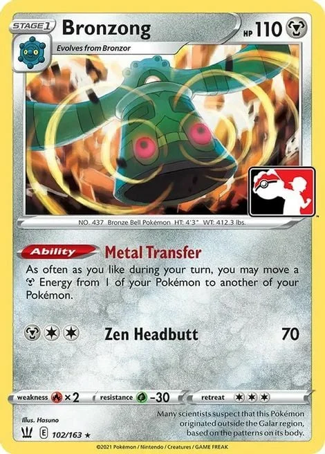 Bronzong — Play! Pokémon Prize Pack Series