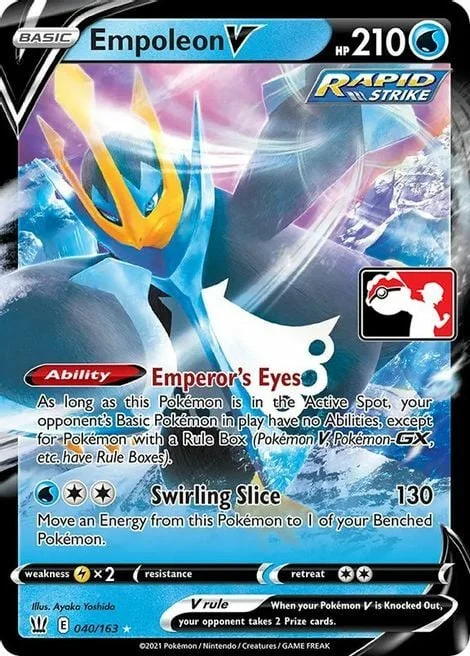 Empoleon V — Play! Pokémon Prize Pack Series