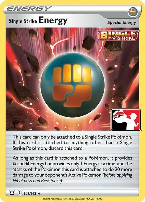 Single Strike Energy — Play! Pokémon Prize Pack Series