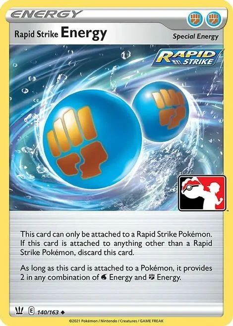 Rapid Strike Energy — Play! Pokémon Prize Pack Series