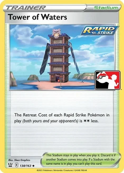 Tower of Waters — Play! Pokémon Prize Pack Series