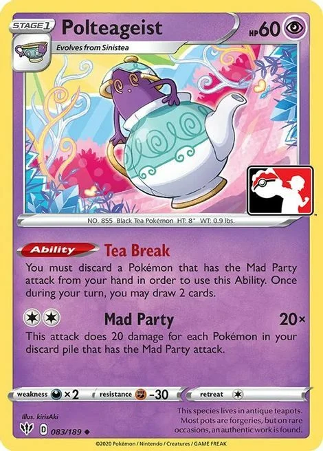 Polteageist — Play! Pokémon Prize Pack Series