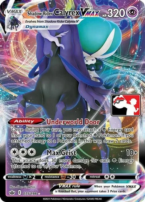 Shadow Rider Calyrex VMAX — Play! Pokémon Prize Pack Series