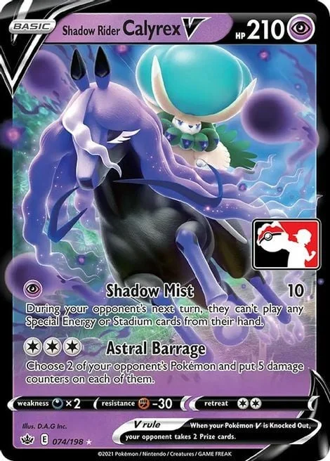 Shadow Rider Calyrex V — Play! Pokémon Prize Pack Series