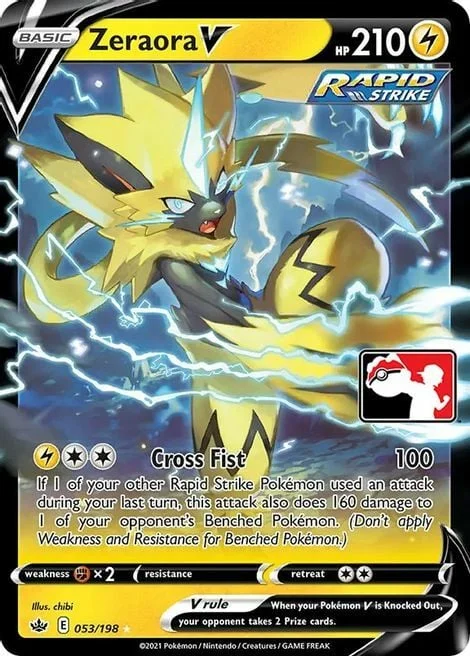 Zeraora V — Play! Pokémon Prize Pack Series