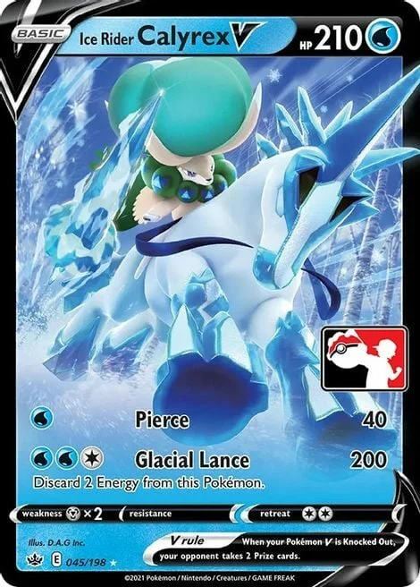 Ice Rider Calyrex V — Play! Pokémon Prize Pack Series