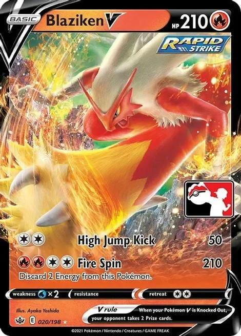 Blaziken V — Play! Pokémon Prize Pack Series