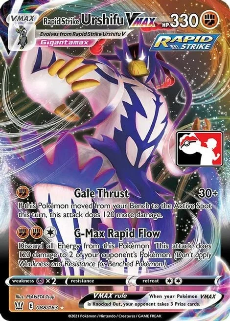 Rapid Strike Urshifu VMAX — Play! Pokémon Prize Pack Series