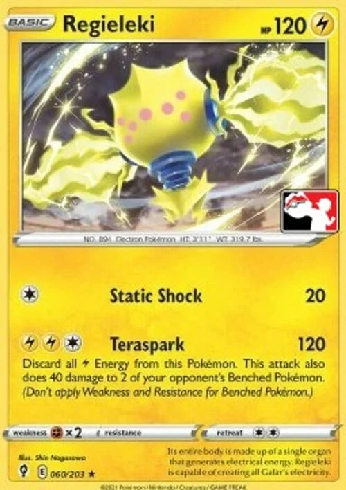 Regieleki — Play! Pokémon Prize Pack Series